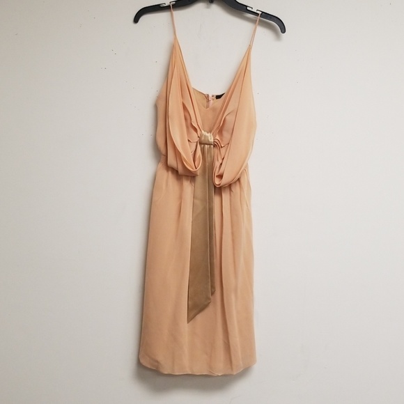 Sari Gueron Peach Straps Dress Size XS - Picture 1 of 5